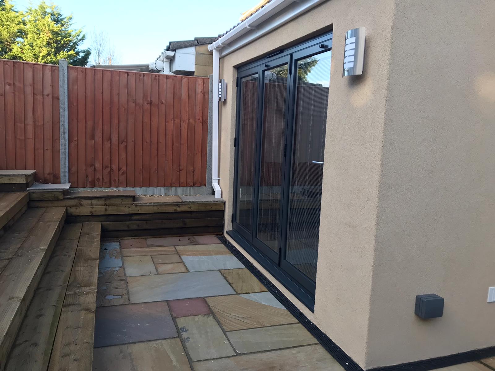 garden room attached to house